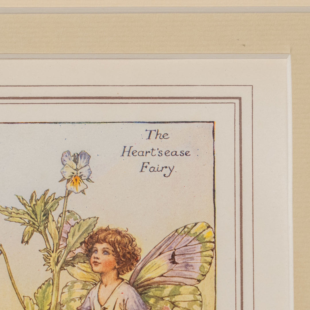 『The HEART'SEASE Fairy』美しい蝶を思わせる羽根を持つハーツイーズの妖精 アートピース