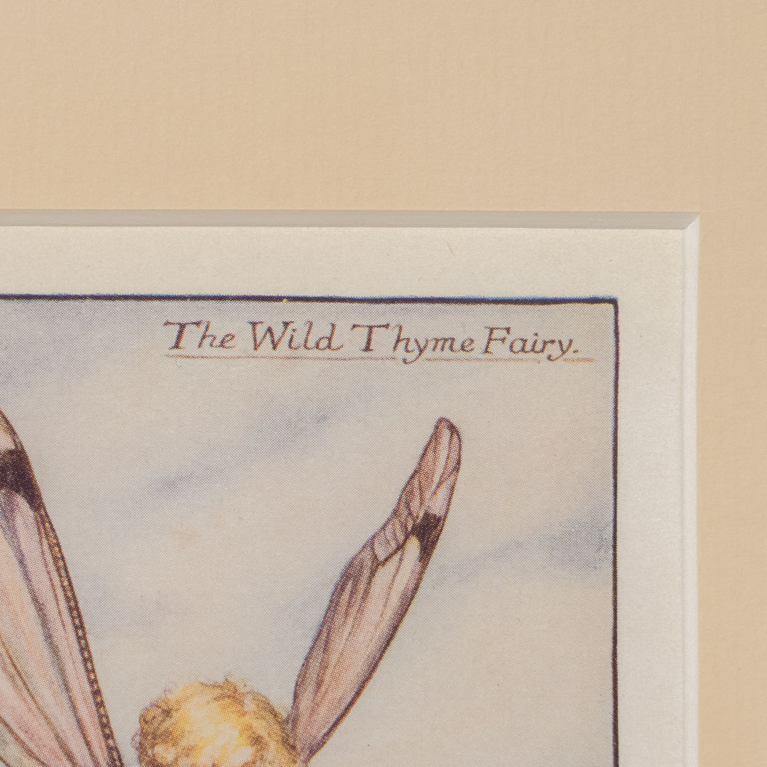 『The WILD THYME Fairy』可憐な花々に囲まれて微笑むワイルドタイムの妖精 アートピース