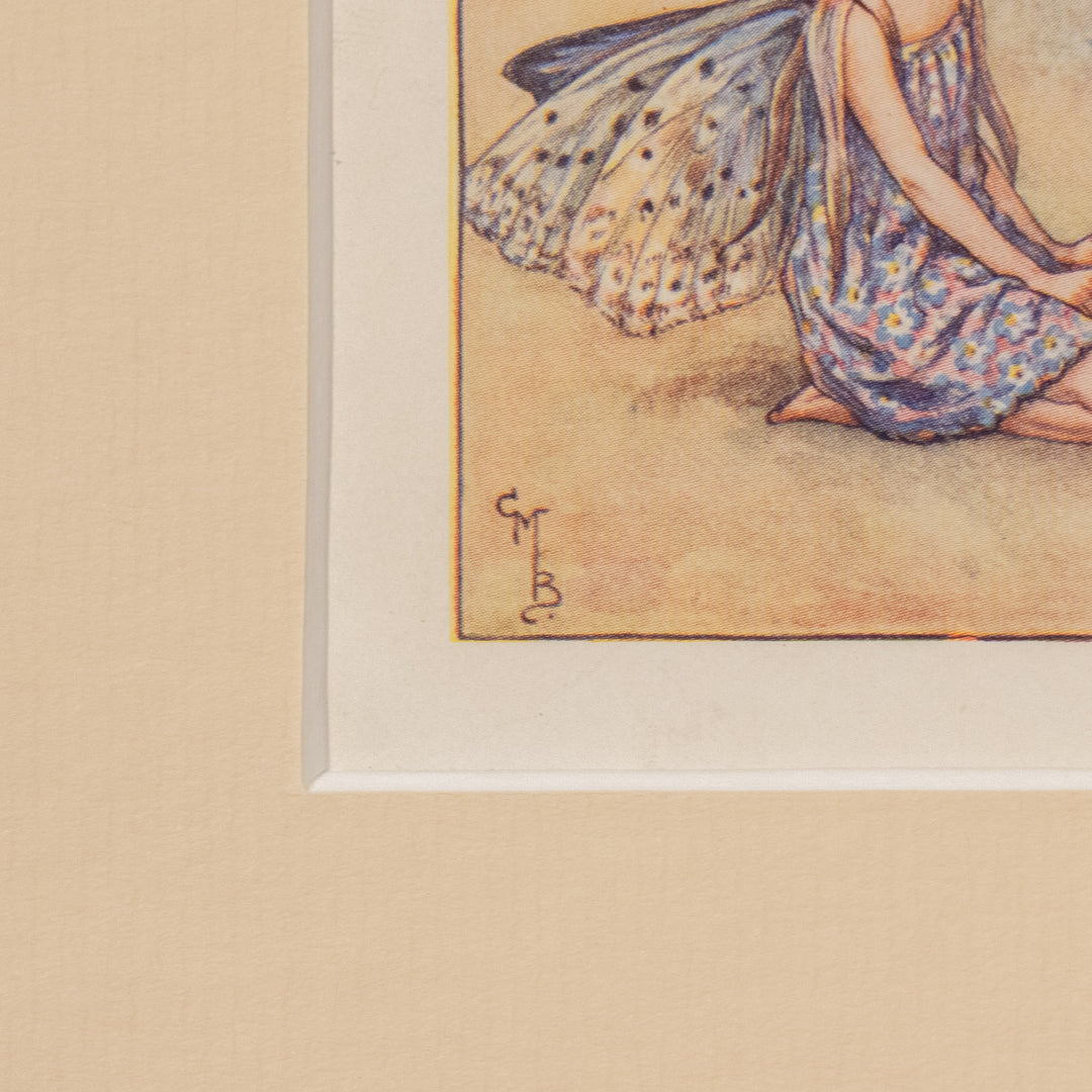 『The FORGET-ME-NOT Fairy』澄んだ瞳で見上げるワスレナグサの妖精 アートピース