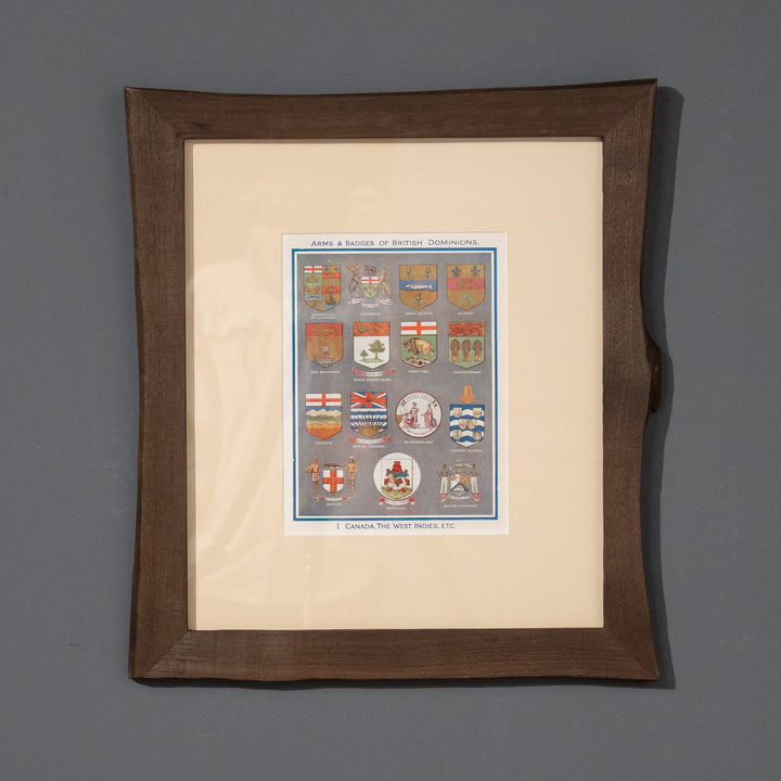 『ARMS & BADGES OF BRITISH DOMINIONS.Ⅰ 』世界を統治した公式紋章の競演 アートピース