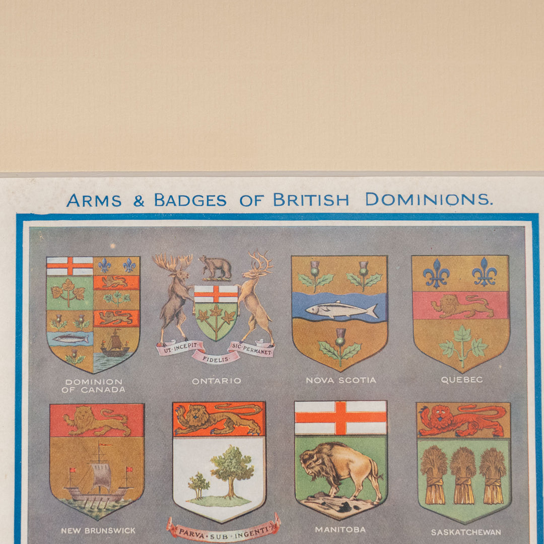 『ARMS & BADGES OF BRITISH DOMINIONS.Ⅰ 』世界を統治した公式紋章の競演 アートピース
