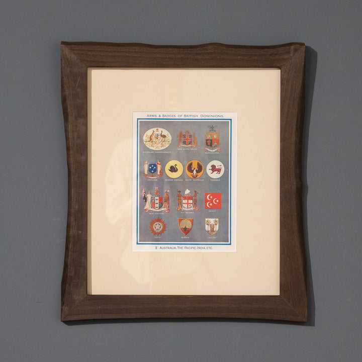 『ARMS & BADGES OF BRITISH DOMINIONS. II 』世界を統治した公式紋章の競演 アートピース