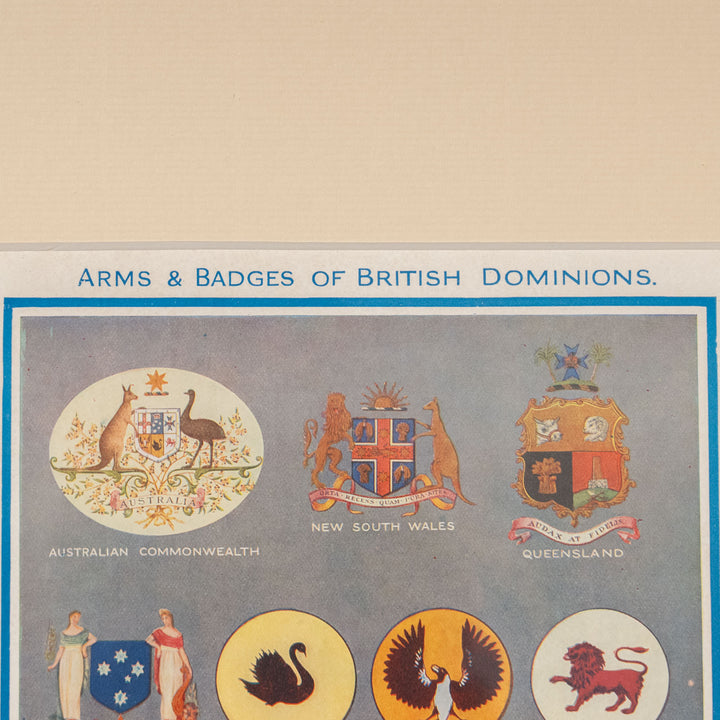 『ARMS & BADGES OF BRITISH DOMINIONS. II 』世界を統治した公式紋章の競演 アートピース