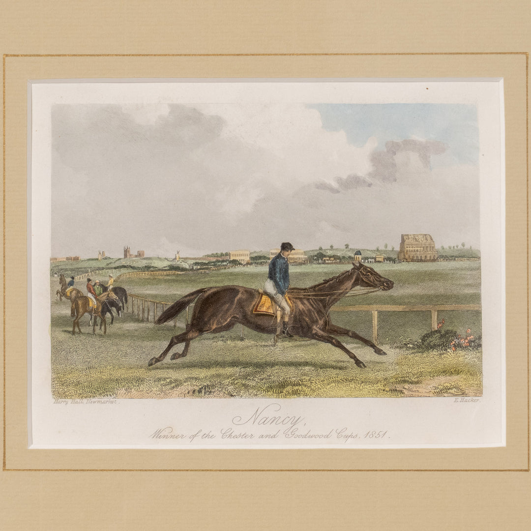 『Nancy, Winner of the Chester and Goodwood Cups, 1851』英国競馬界の女王ナンシーの肖像画 アートピース
