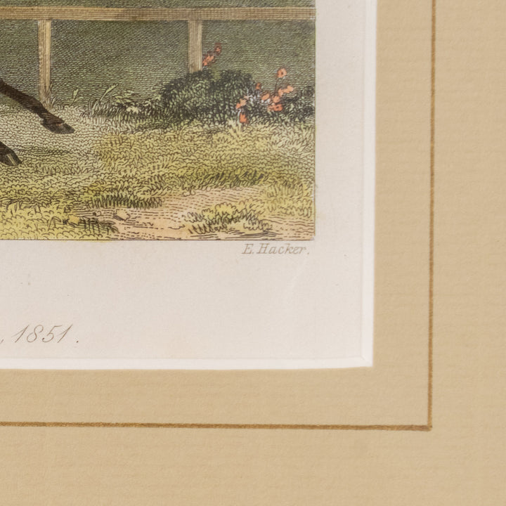 『Nancy, Winner of the Chester and Goodwood Cups, 1851』英国競馬界の女王ナンシーの肖像画 アートピース