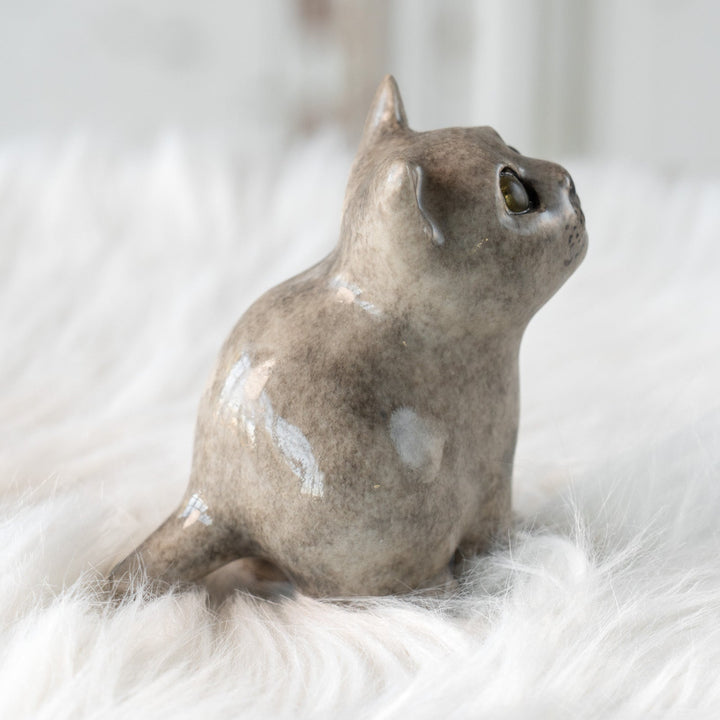 【Winstanley Cat ウィンスタンレイ キャット】丸々したフォルムがキュート グレー 灰猫 /25L