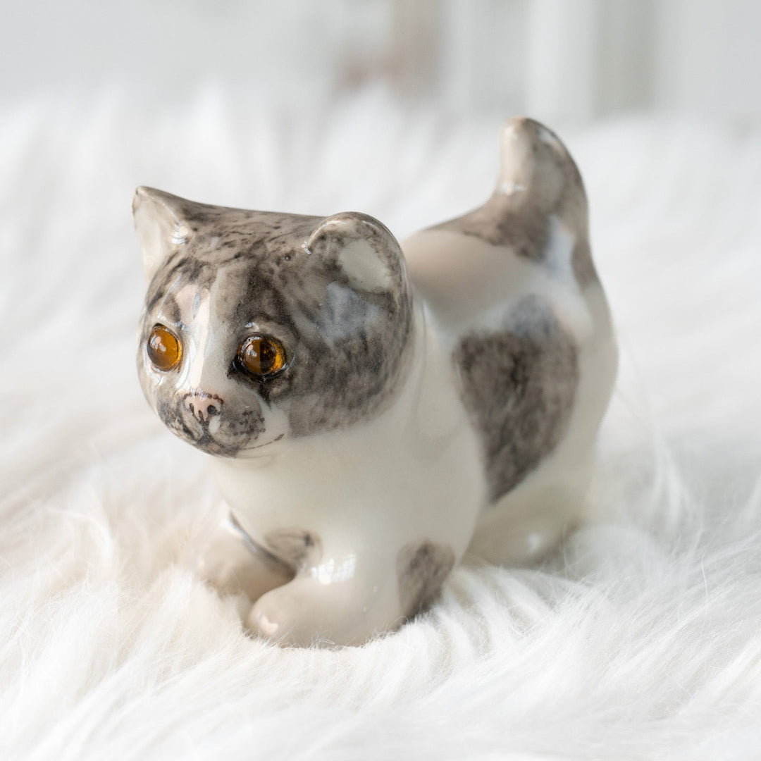 【Winstanley Cat ウィンスタンレイ キャット】クリームパンの様な手が愛らしい ハートマーク バイカラー ブチ猫 /25L