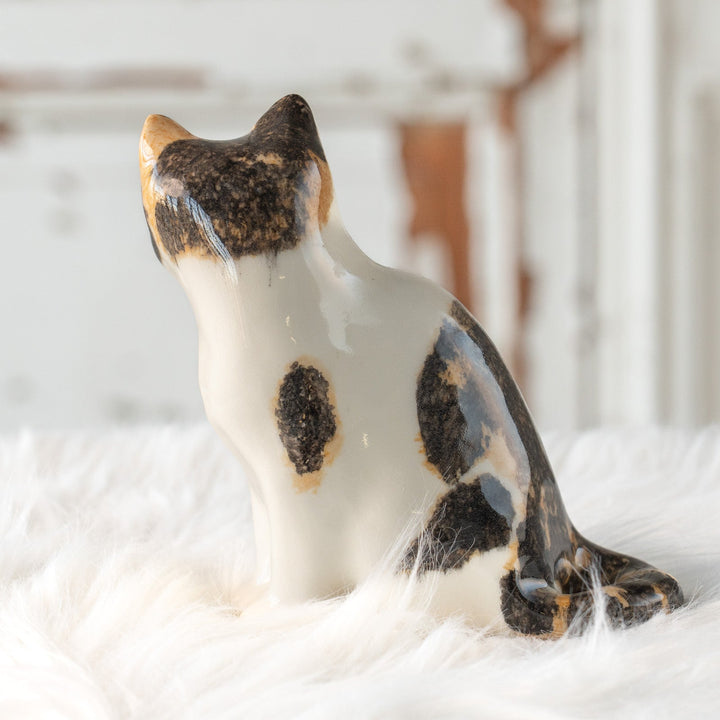 【Winstanley Cat ウィンスタンレイ キャット】こちらを警戒してる表情がリアル キャリコ 三毛猫 /25L