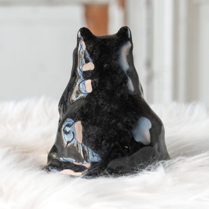 【Winstanley Cat ウィンスタンレイ キャット】首元までたぷたぷの重厚感あるフォルム タキシード 白黒猫 /25L