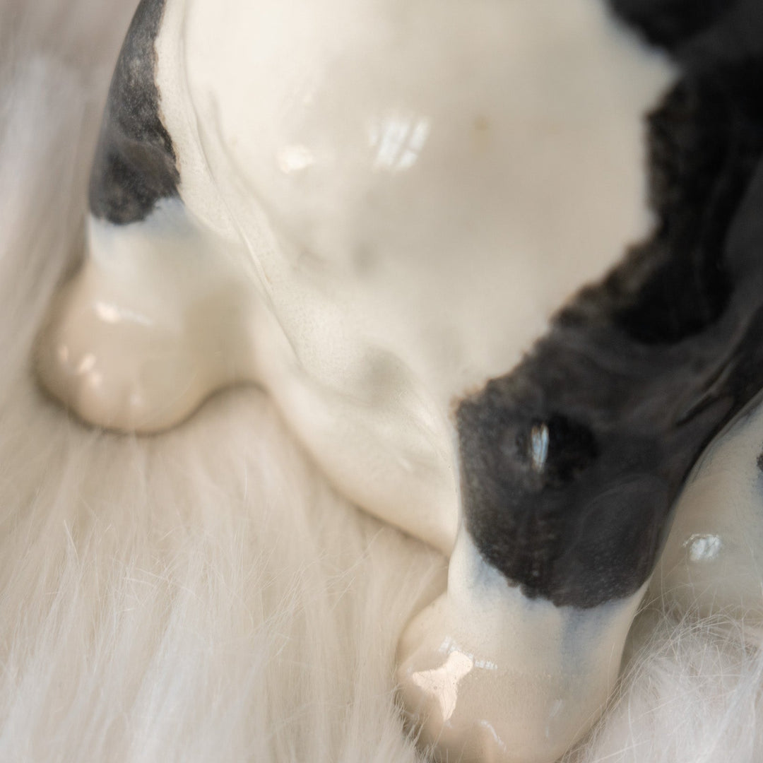 【Winstanley Cat ウィンスタンレイ キャット】首元までたぷたぷの重厚感あるフォルム タキシード 白黒猫 /25L