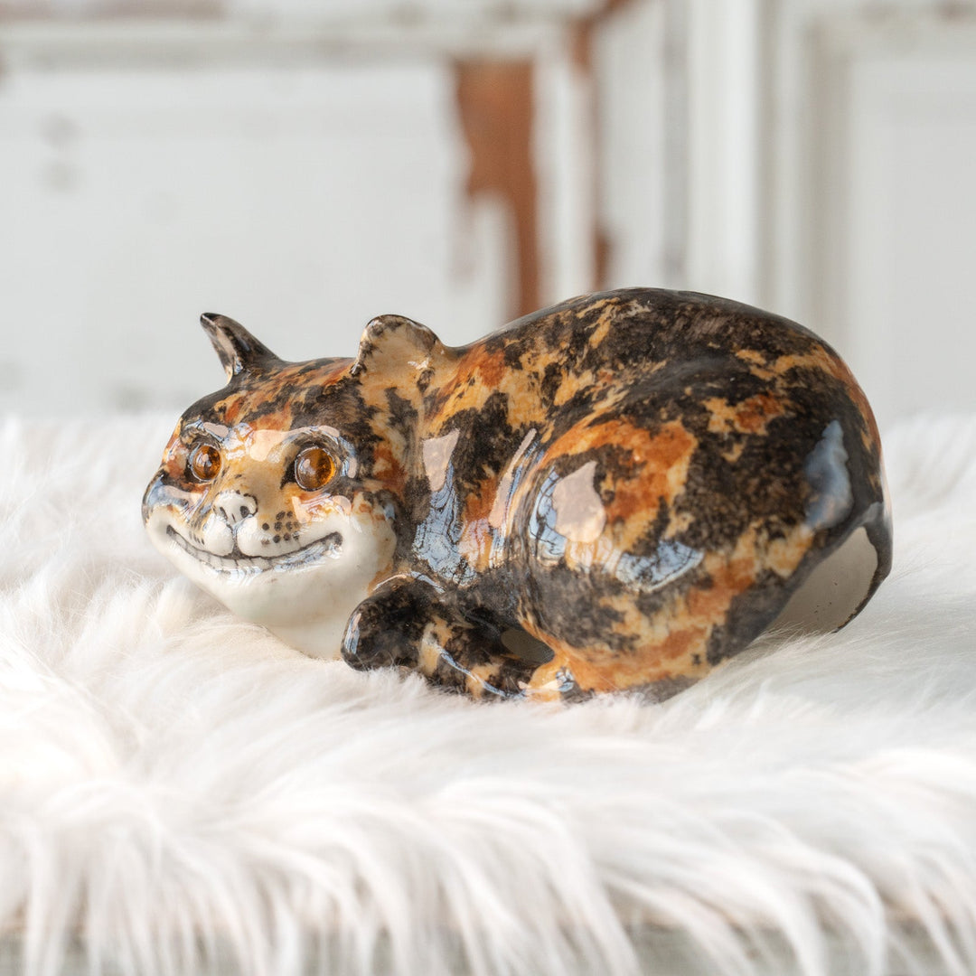 【Winstanley Cat ウィンスタンレイ キャット】木に載せられる仕様のレアモデル トータスシェル チェシャ猫