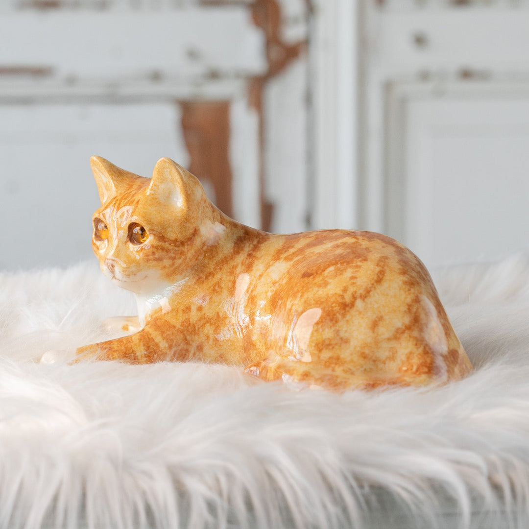 【Winstanley Cat ウィンスタンレイ キャット】ゆったりとくつろぐ姿が愛らしい ジンジャー 茶トラ猫 /25L