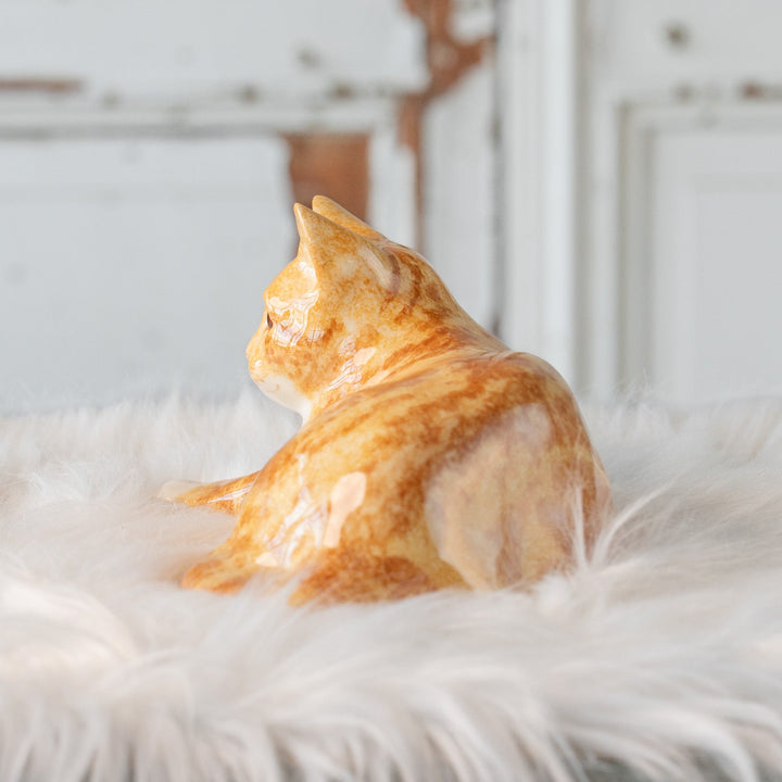 【Winstanley Cat ウィンスタンレイ キャット】ゆったりとくつろぐ姿が愛らしい ジンジャー 茶トラ猫 /25L
