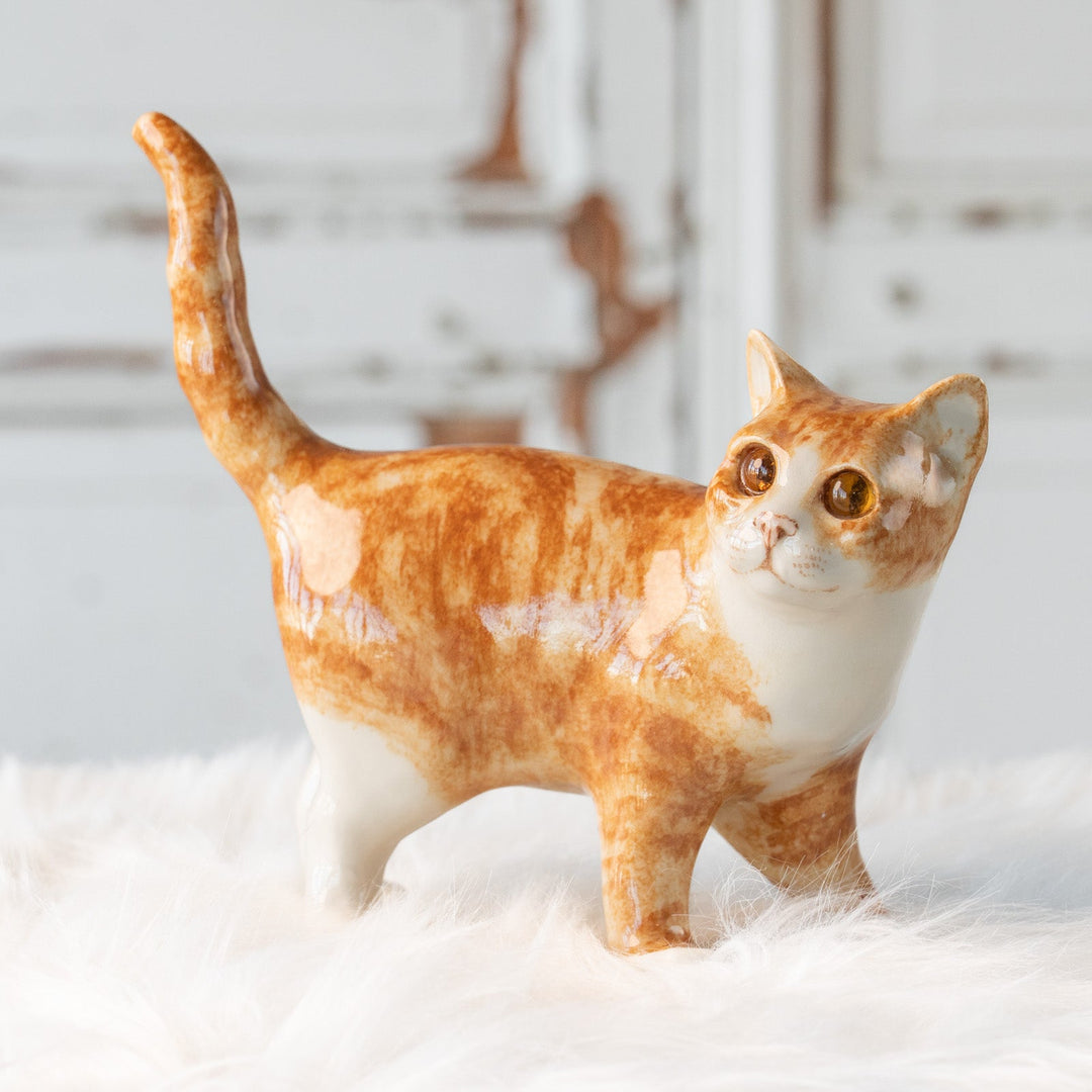 【Winstanley Cat ウィンスタンレイ キャット】しなやかに伸びたしっぽが特徴的 ジンジャー 茶トラ猫 /25L