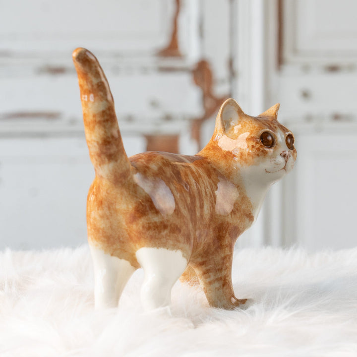 【Winstanley Cat ウィンスタンレイ キャット】しなやかに伸びたしっぽが特徴的 ジンジャー 茶トラ猫 /25L