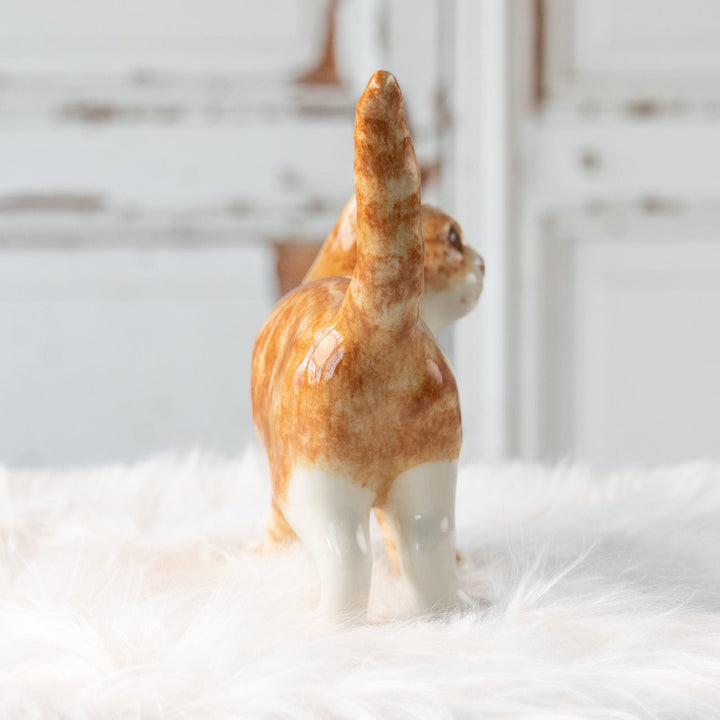 【Winstanley Cat ウィンスタンレイ キャット】しなやかに伸びたしっぽが特徴的 ジンジャー 茶トラ猫 /25L