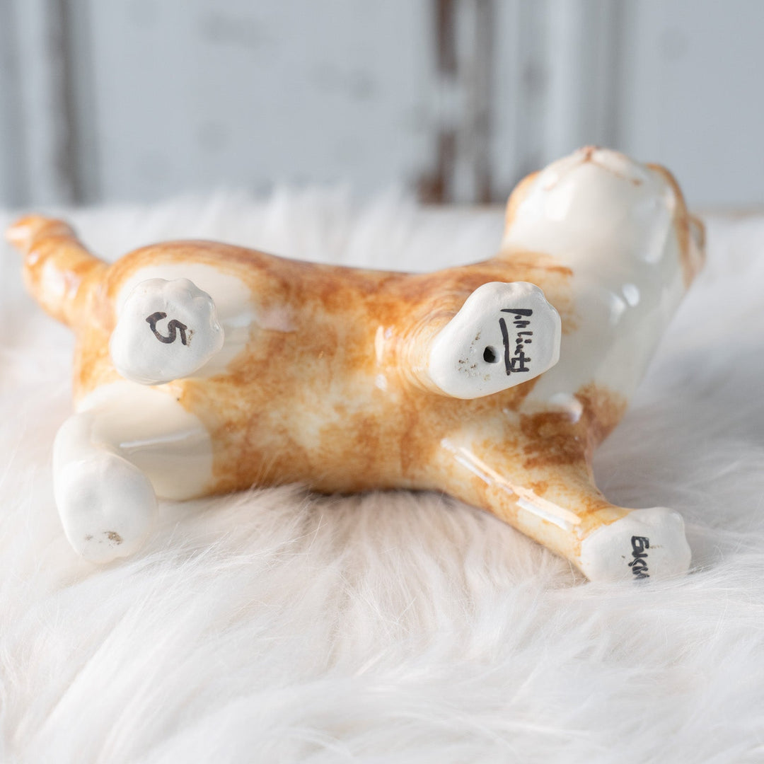 【Winstanley Cat ウィンスタンレイ キャット】しなやかに伸びたしっぽが特徴的 ジンジャー 茶トラ猫 /25L