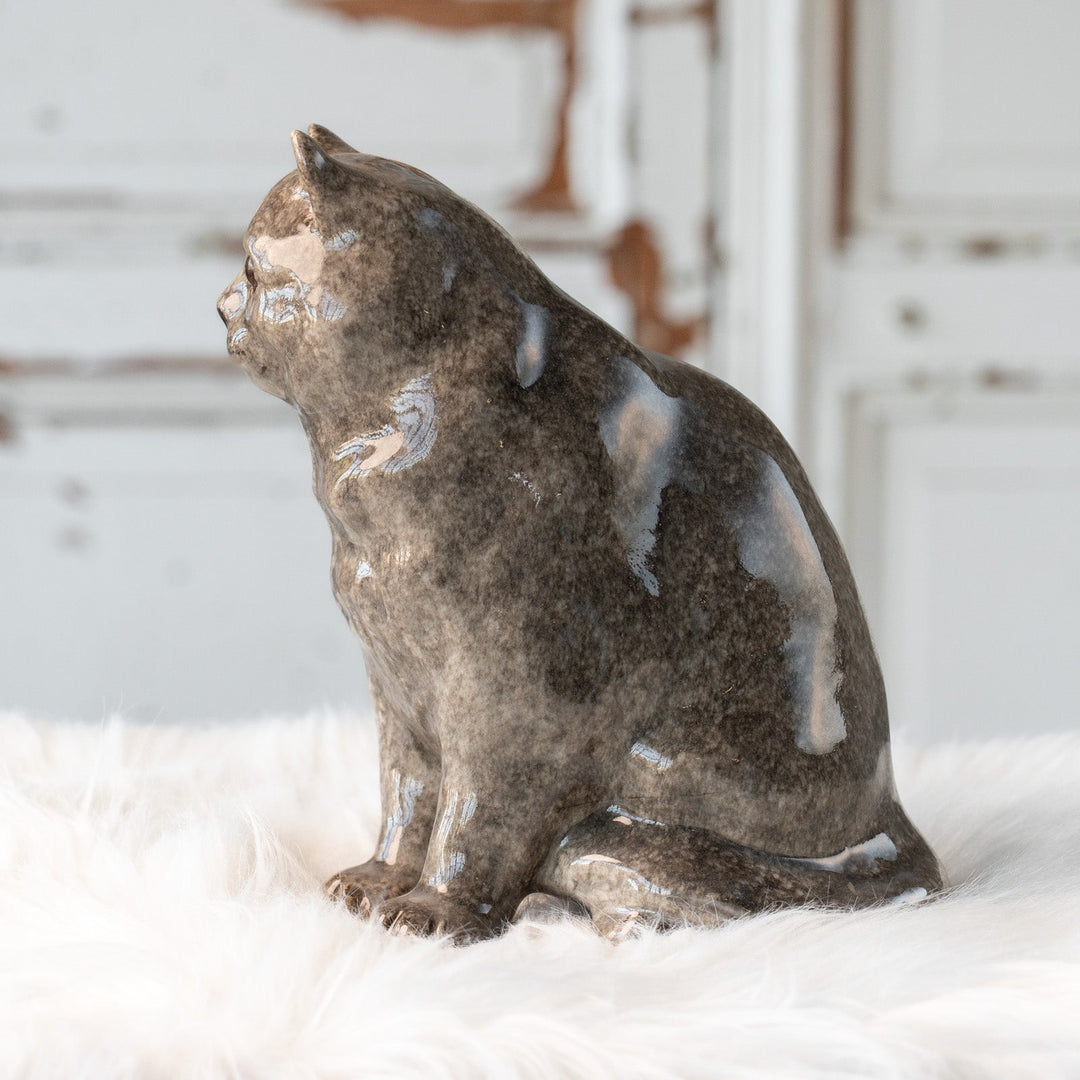 【Winstanley Cat ウィンスタンレイ キャット】ずんぐりしたフォルムがたまらない愛らしさ グレー 灰猫 /25L