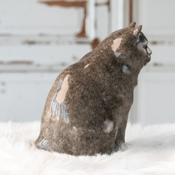 【Winstanley Cat ウィンスタンレイ キャット】ずんぐりしたフォルムがたまらない愛らしさ グレー 灰猫 /25L