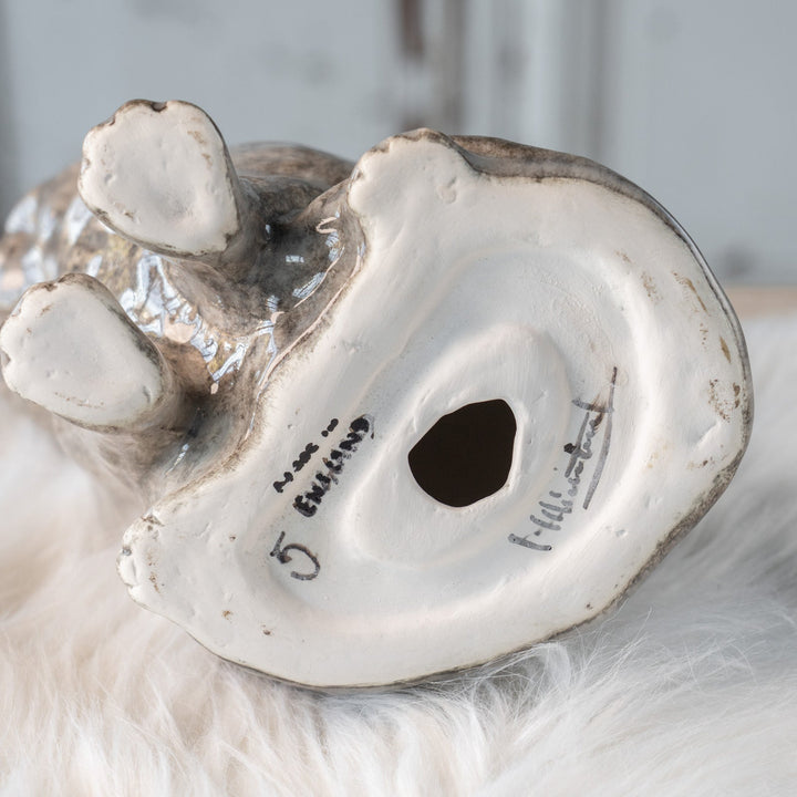 【Winstanley Cat ウィンスタンレイ キャット】ずんぐりしたフォルムがたまらない愛らしさ グレー 灰猫 /25L