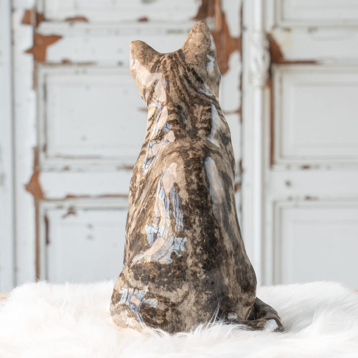 【Winstanley Cat ウィンスタンレイ キャット】ぷっくりしたひげ袋が魅力的 シルバータビー サバトラ猫 /25L