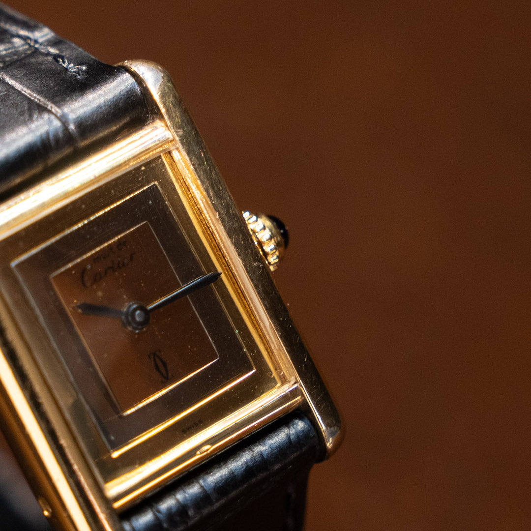 レディース【Cartier カルティエ】マストタンク SM トリロジー 1980年代