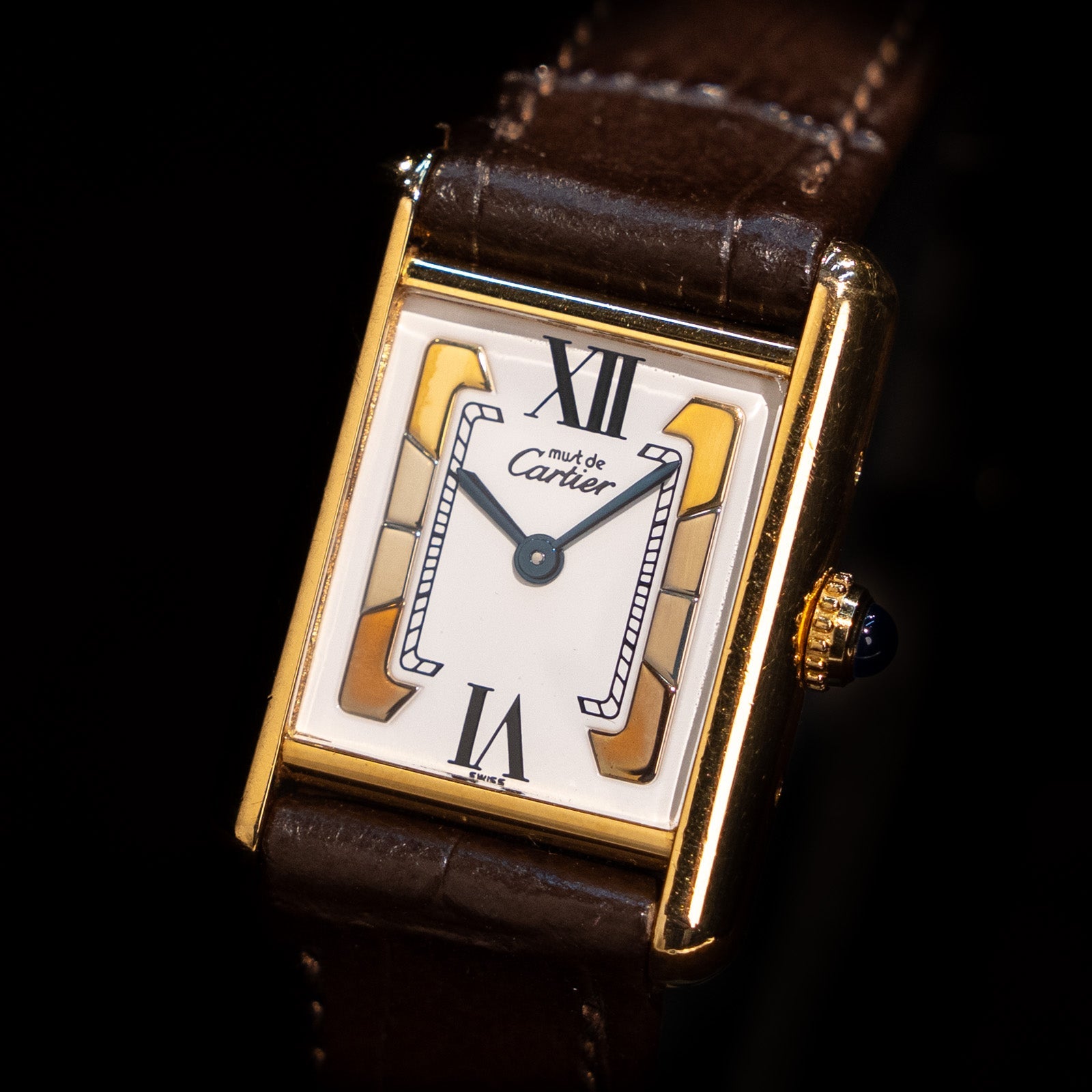 レディース【Cartier カルティエ】マストタンク SM トリロジーローマ