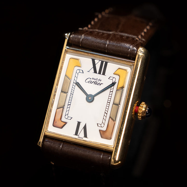 レディース メンズ【Cartier カルティエ】マストタンク LM トリロジーローマ 1985年