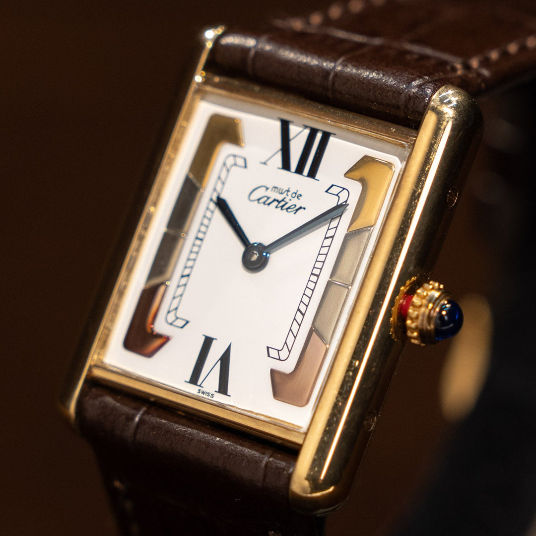 レディース メンズ【Cartier カルティエ】マストタンク LM トリロジーローマ 1985年