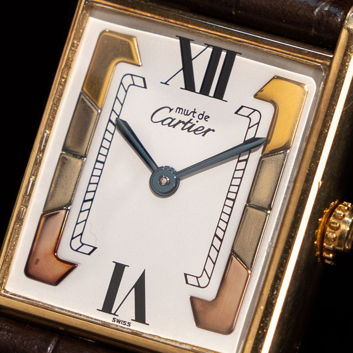 レディース メンズ【Cartier カルティエ】マストタンク LM トリロジーローマ 1985年