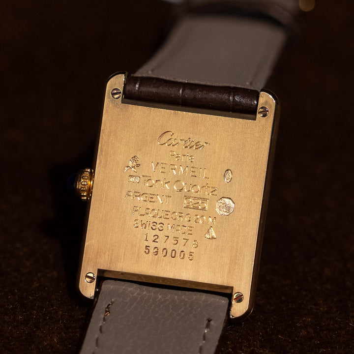 レディース メンズ【Cartier カルティエ】マストタンク LM トリロジーローマ 1985年