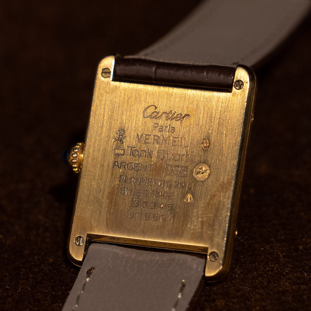 レディース メンズ【Cartier カルティエ】マストタンク LM トリニティローマ 1970年代