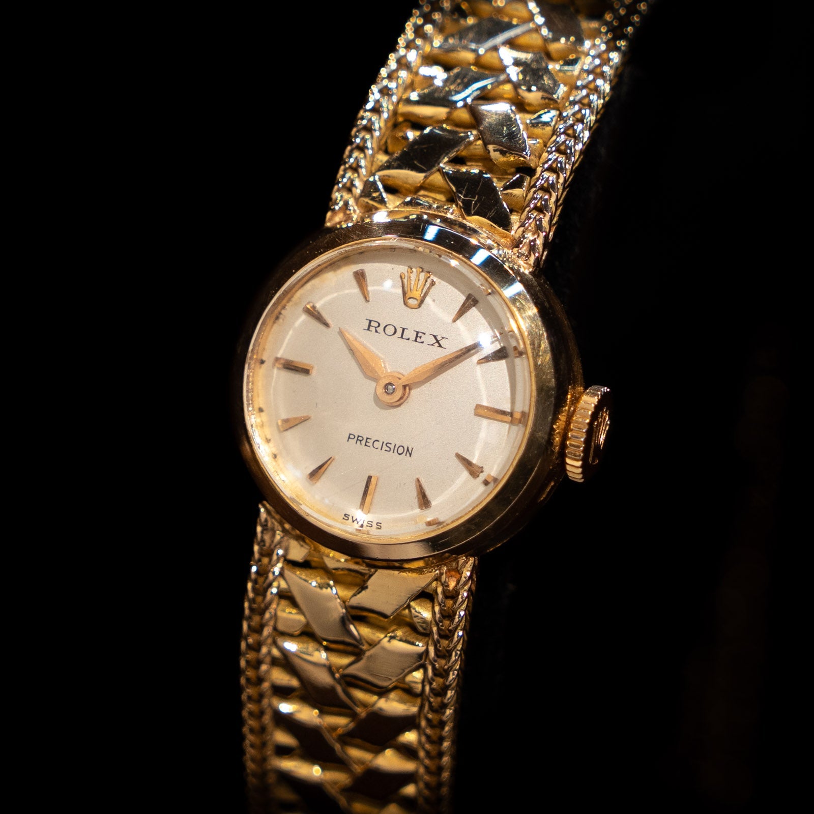 3日間限定❗️ロレックス　プレシジョン　時計　ビンテージ　レディース　ROLEX ROLEX（ロレックス） プレシジョン 18金 カクテルウォッチ 1950年代