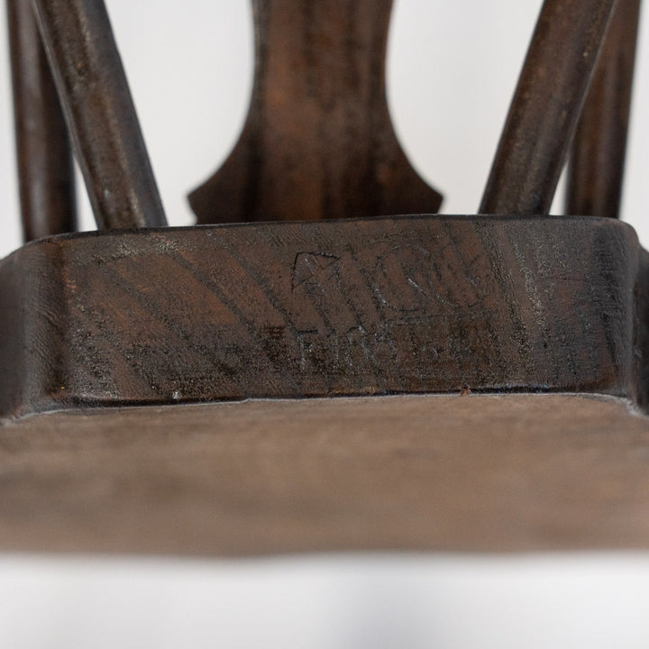 Wheel back chair