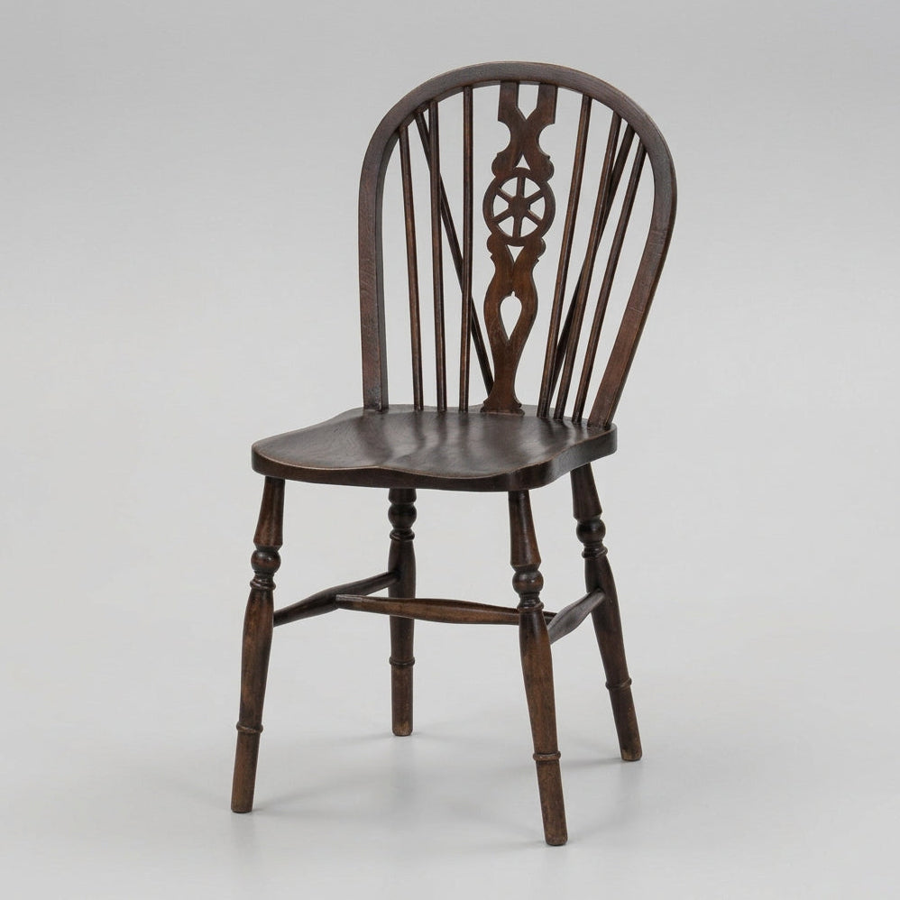 Wheel back chair