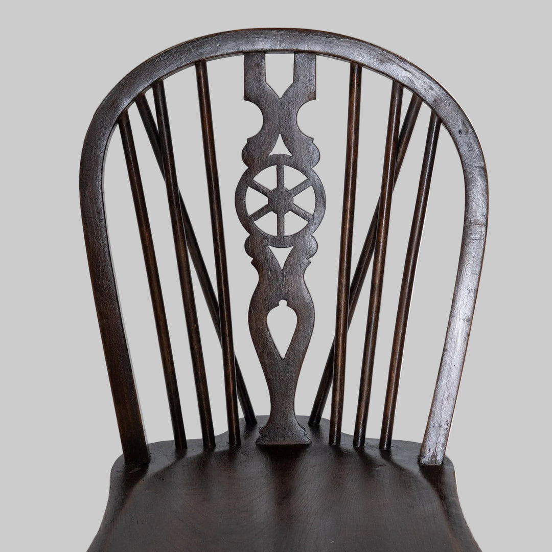 Wheel back chair