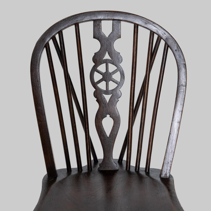 Wheel back chair