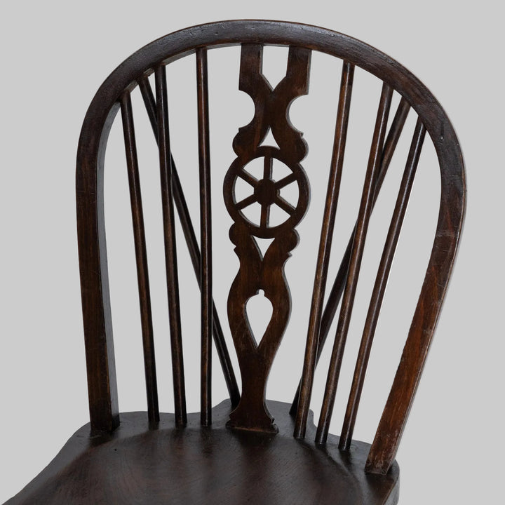 Wheel back chair