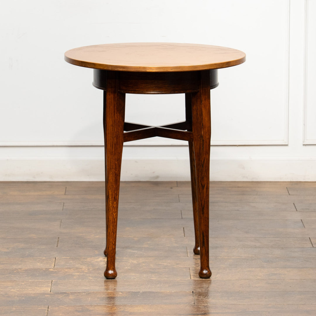 銅製天板の落ち着いた輝き レアモデル コッパートップ パブテーブル /26A