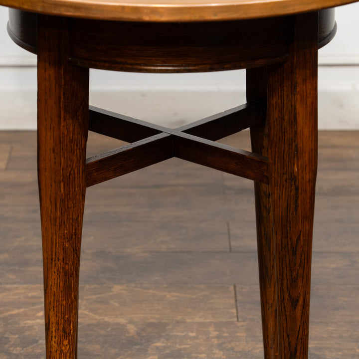 銅製天板の落ち着いた輝き レアモデル コッパートップ パブテーブル /26A