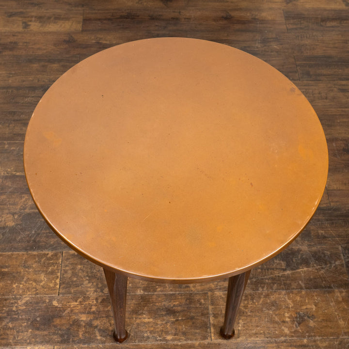 銅製天板の落ち着いた輝き レアモデル コッパートップ パブテーブル /26A
