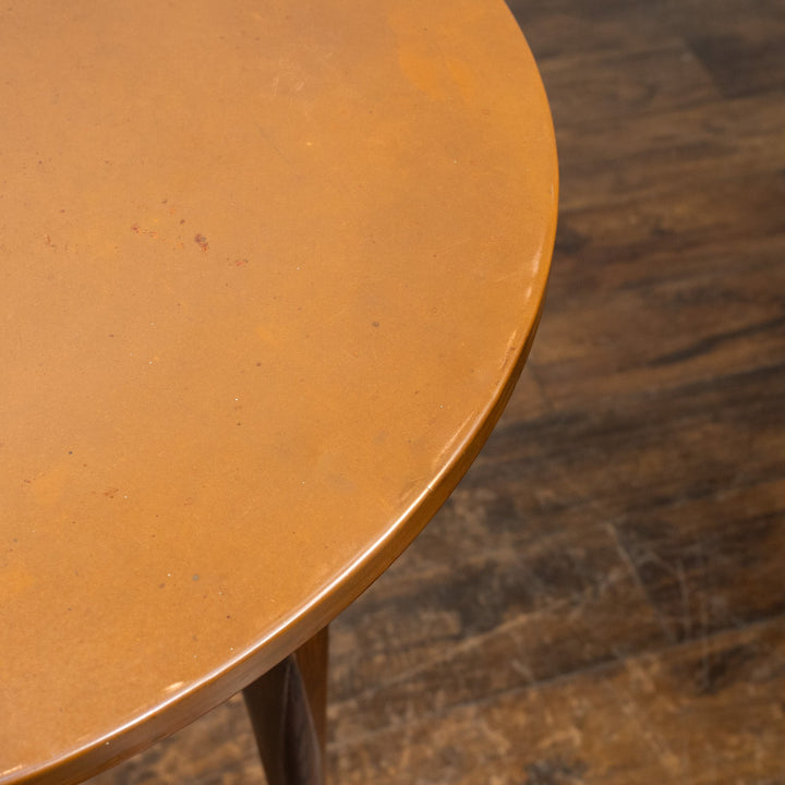 銅製天板の落ち着いた輝き レアモデル コッパートップ パブテーブル /26A