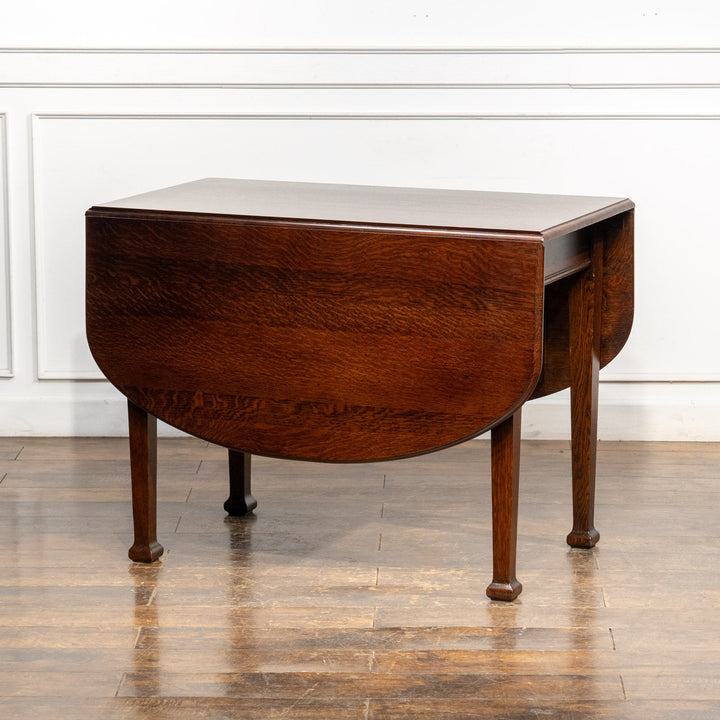 艶やかなオーバル天板や丸みのある脚が優雅 ドロップリーフ ダイニングテーブル /26A