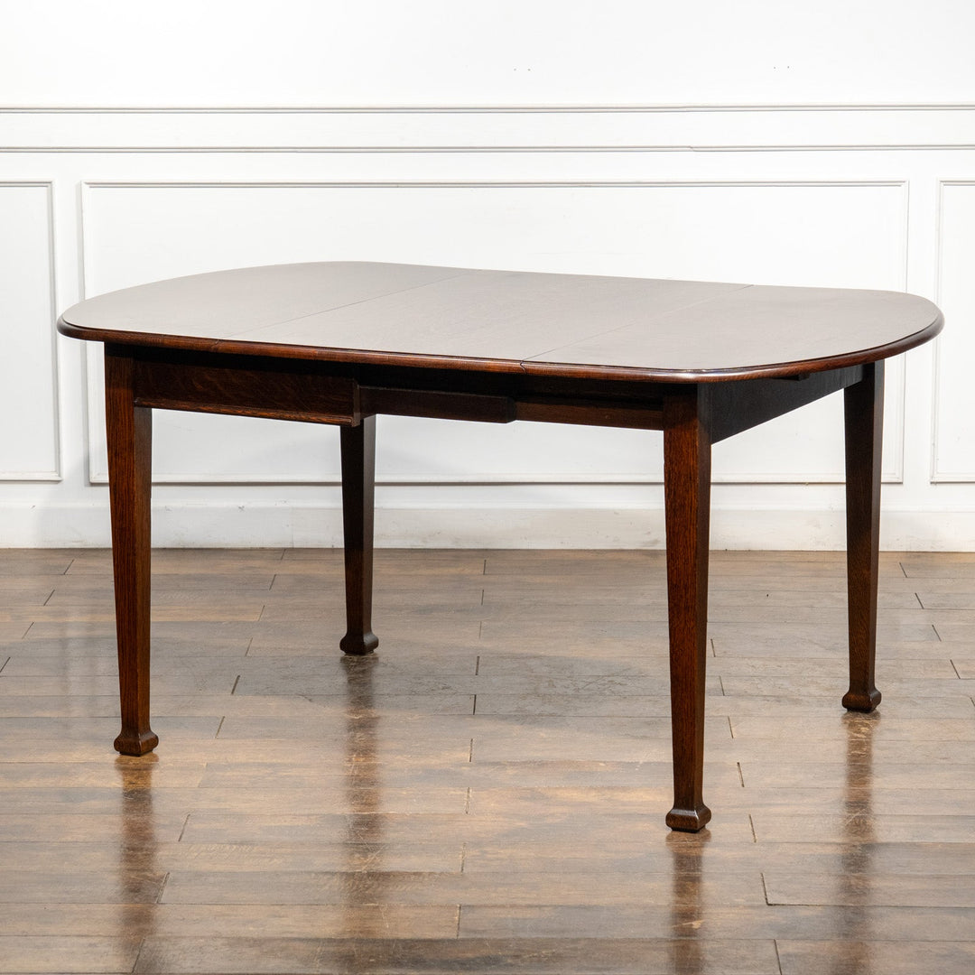 艶やかなオーバル天板や丸みのある脚が優雅 ドロップリーフ ダイニングテーブル /26A