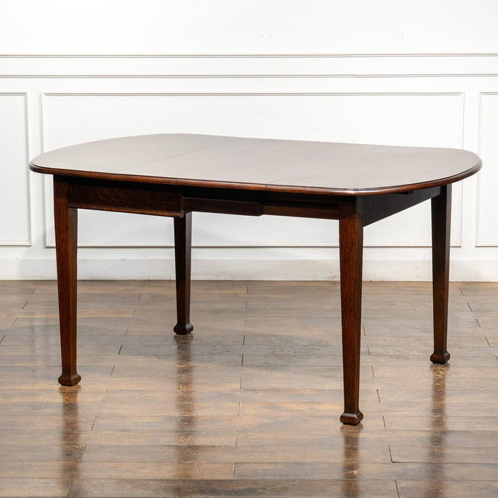 艶やかなオーバル天板や丸みのある脚が優雅 ドロップリーフ ダイニングテーブル /26A