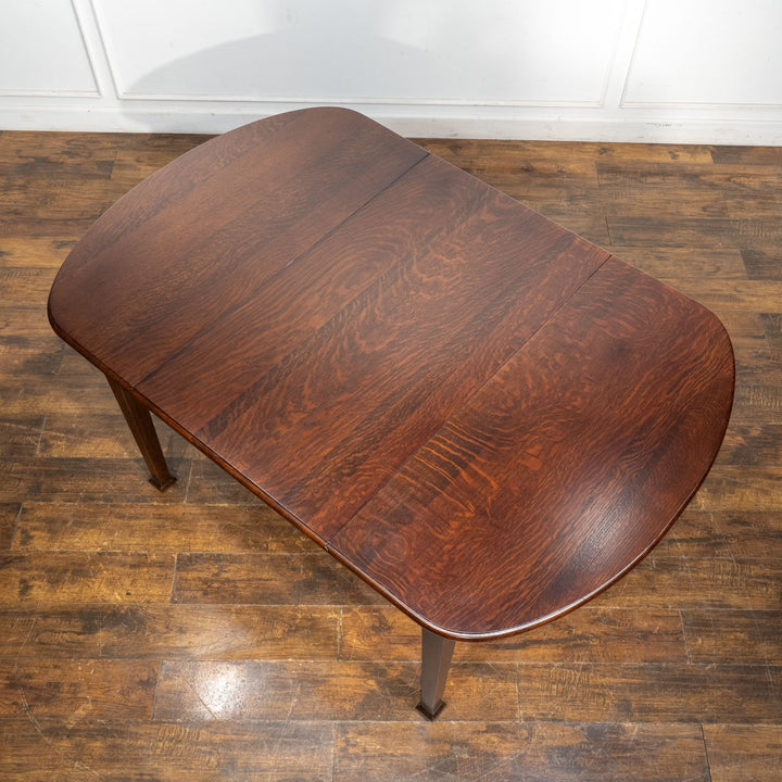 艶やかなオーバル天板や丸みのある脚が優雅 ドロップリーフ ダイニングテーブル /26A