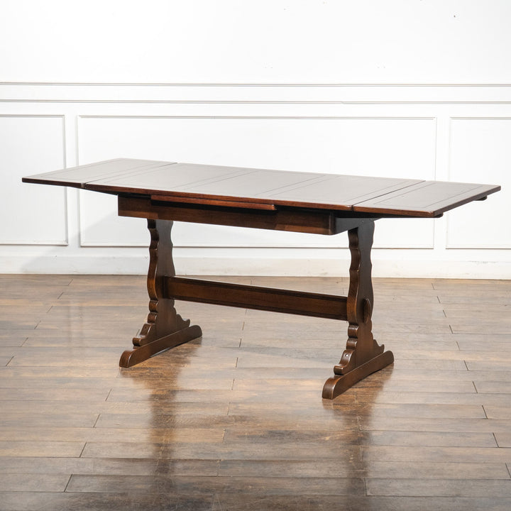 英国【ERCOL アーコール】クラシックな英国らしいスタイル ドローリーフテーブル No.153 オールドコロニアル  /26A-B1