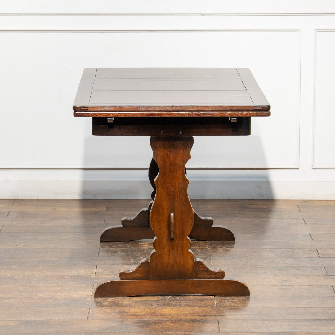 英国【ERCOL アーコール】クラシックな英国らしいスタイル ドローリーフテーブル No.153 オールドコロニアル  /26A-B1