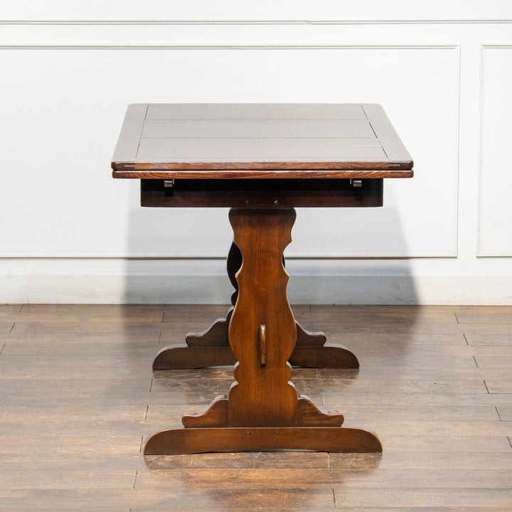 英国【ERCOL アーコール】クラシックな英国らしいスタイル ドローリーフテーブル No.153 オールドコロニアル  /26A-B1