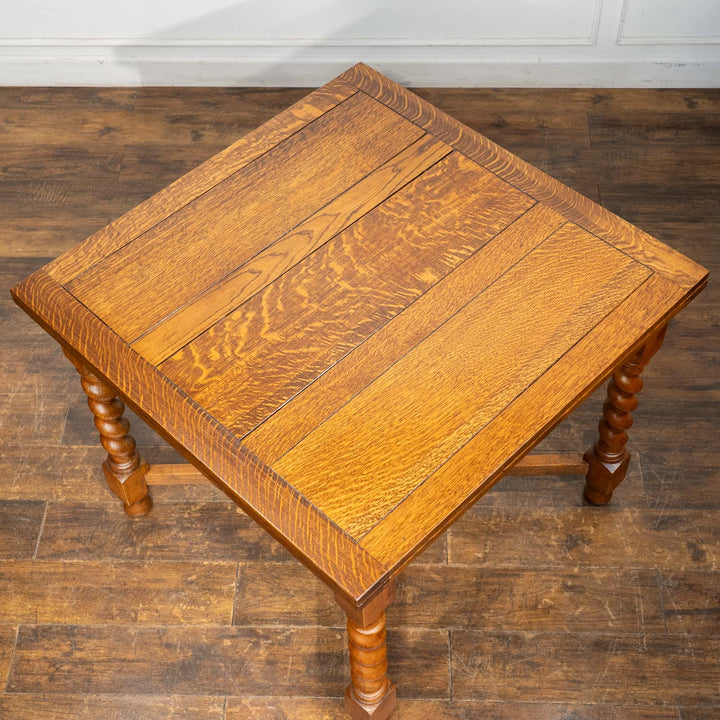 英国伝統の装飾のツイストレッグが華やか ドローリーフ 伸長式ダイニングテーブル /26A